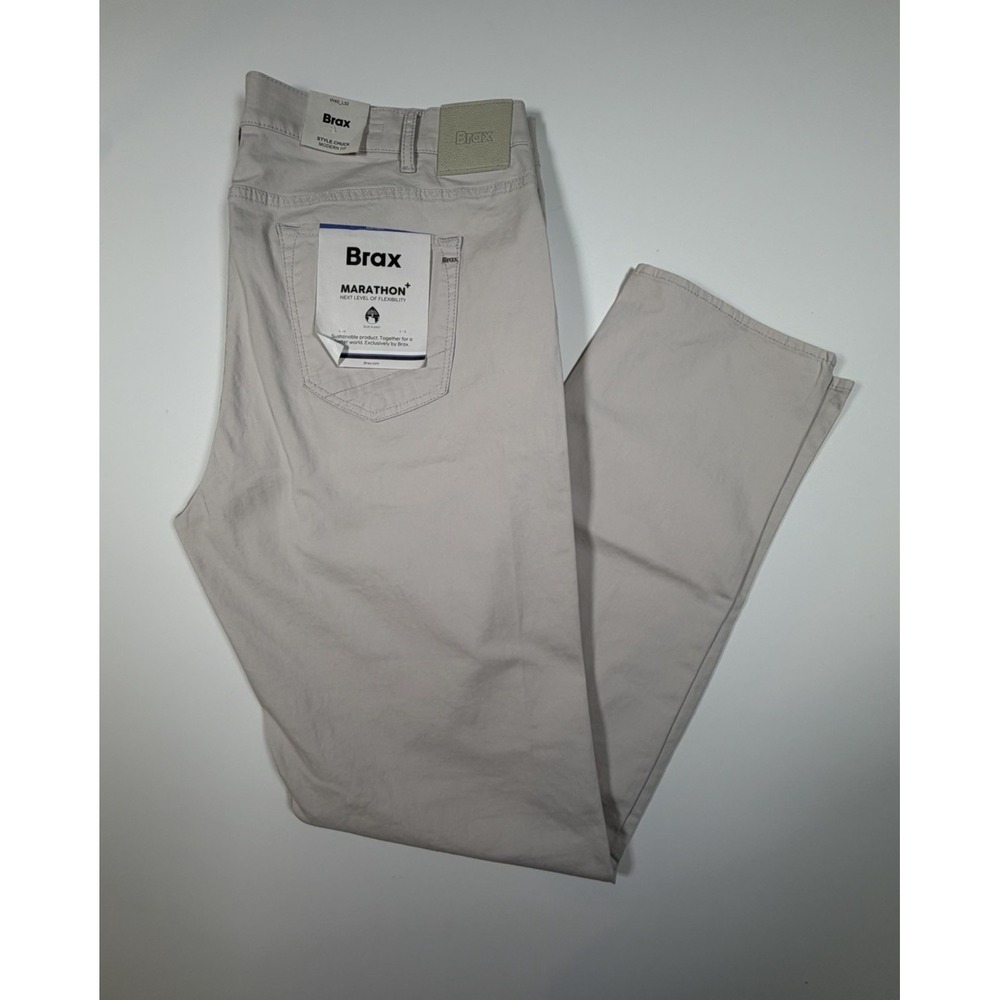 BRAX Hi Flex Chuck Modern Fit Chino Men's Size 40x32 Tan Organic NWT